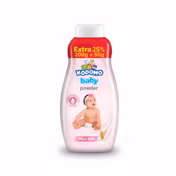 Kodomo Baby Powder Rice Milk 250gm Extra 25%