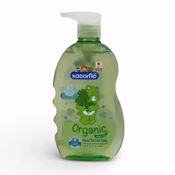 Kodomo Organic Jojoba Oil Head To Toe Baby 400ml No Tears