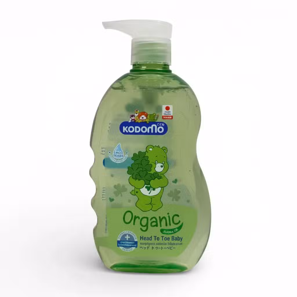 Kodomo Organic Jojoba Oil Head To Toe Baby 400ml No Tears