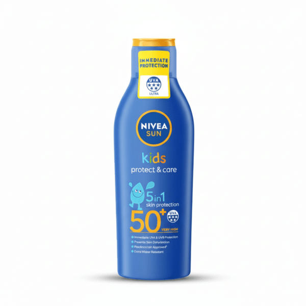 Nivea Sun Kids Protect & Care 50+ Very High Sunscreen 200gm Immediate Protection