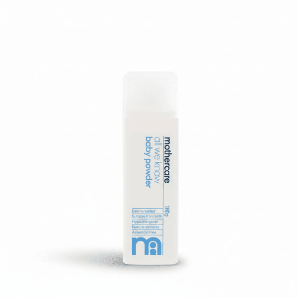 Mothercare All We Know Baby Powder 125gm Hypoallergenic Natural Extracts Asbestos Free