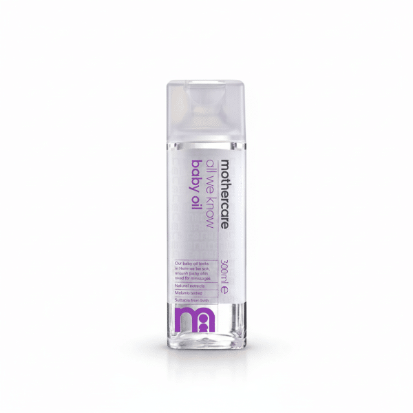 Mothercare All We Know Baby Oil 300ml Natural Extracts Suitable from birth