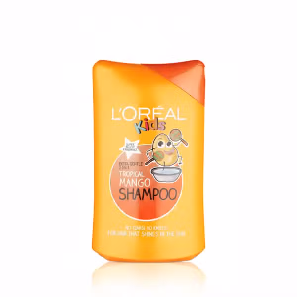 Loreal Kids Extra Gentle Tropical Mango Shampoo 250ml No Tears
