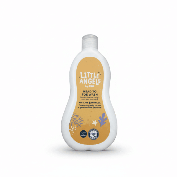 Little Angels by ASDA Head To Toe Wash 500ml No Tears Formula Dermatologically Tested