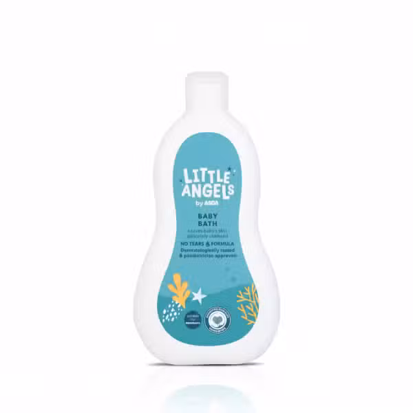 Little Angels by Asda Baby Bath 500ml No Tears Formula Dermatologically Tested