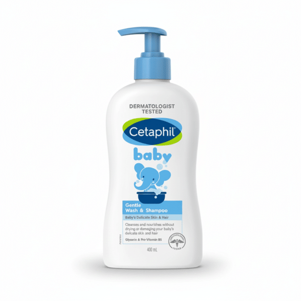 Cetaphil Baby Gentle Wash & Shampoo 400ml Dermatologist Tested