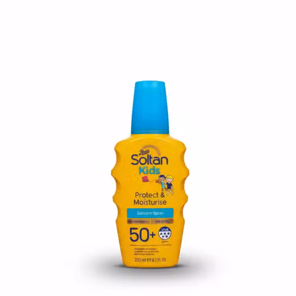 Boots Soltan Kids Protect & Moisturise Suncare Spray SPF 50+ 200ml