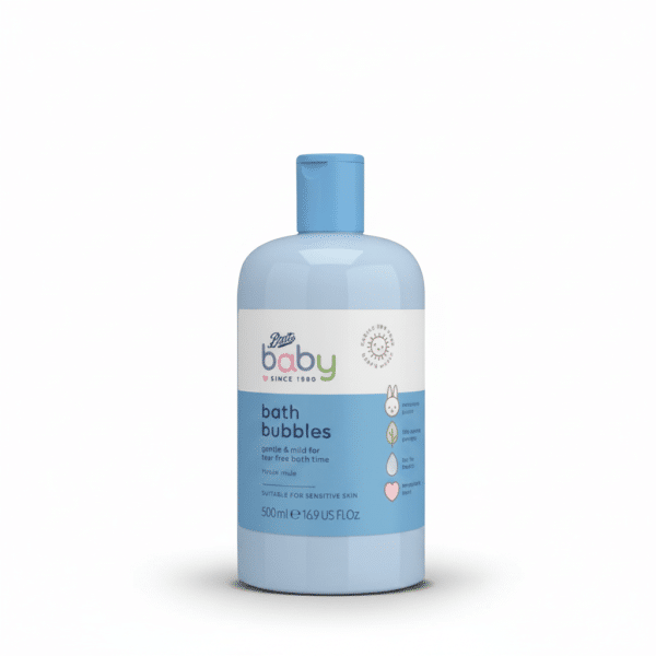 Boots Baby Bath Bubbles 500ml Gentle Mild Tear Free Sensitive Skin