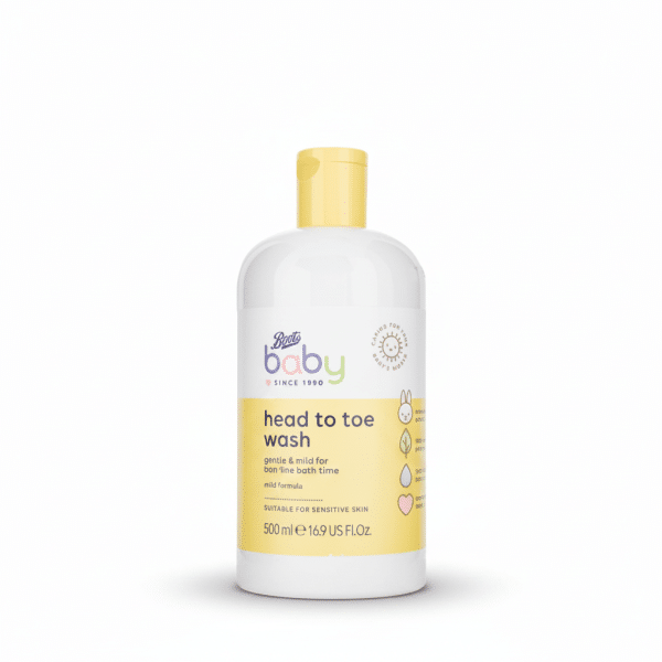 Boots Baby Head to Toe Wash 500ml Gentle Mild Formula