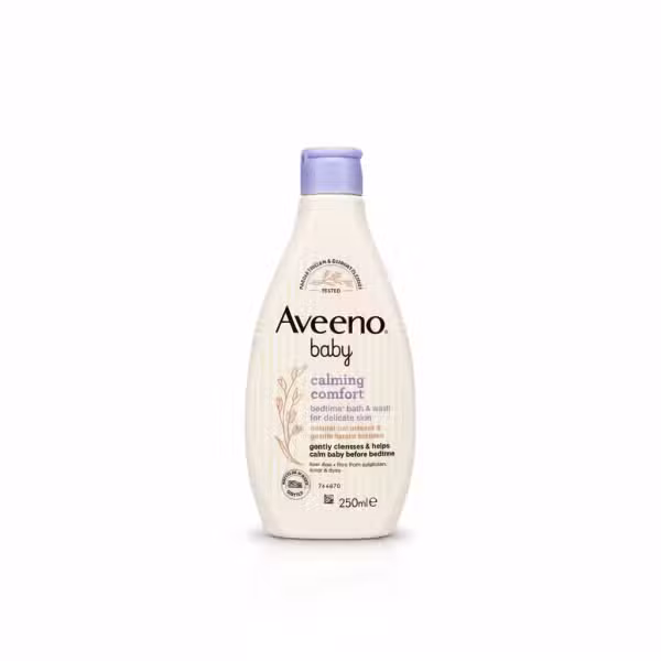 Aveeno Baby Calming Comfort Bedtime Bath and Wash 250ml