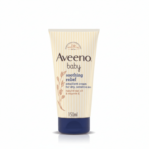 Aveeno Baby Soothing Relief Emollient Cream 150ml Natural Oat Oil Vitamin E