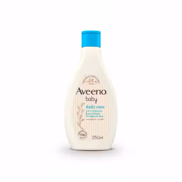 Aveeno Baby Daily Care 2 in 1 Shampoo Conditioner 250ml natural oat skin