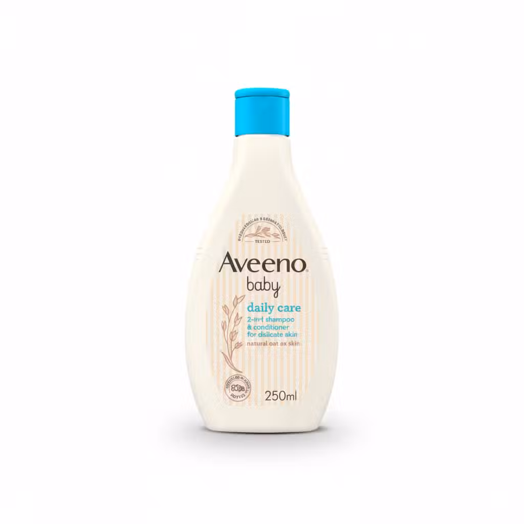 Aveeno Baby Daily Care 2 in 1 Shampoo Conditioner 250ml natural oat skin