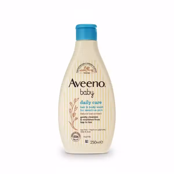 Aveeno Baby Daily Care Hair & Body Wash Natural Oat Extract 250ml