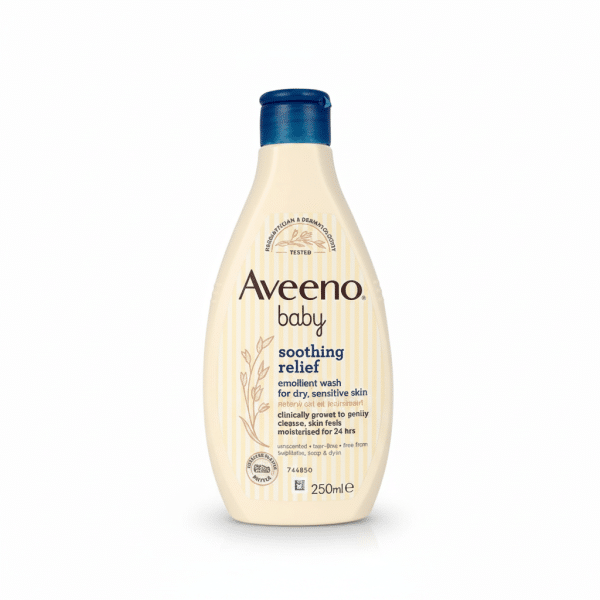 Aveeno Baby Soothing Relief Emollient Wash 250ml Dry Sensitive Skin
