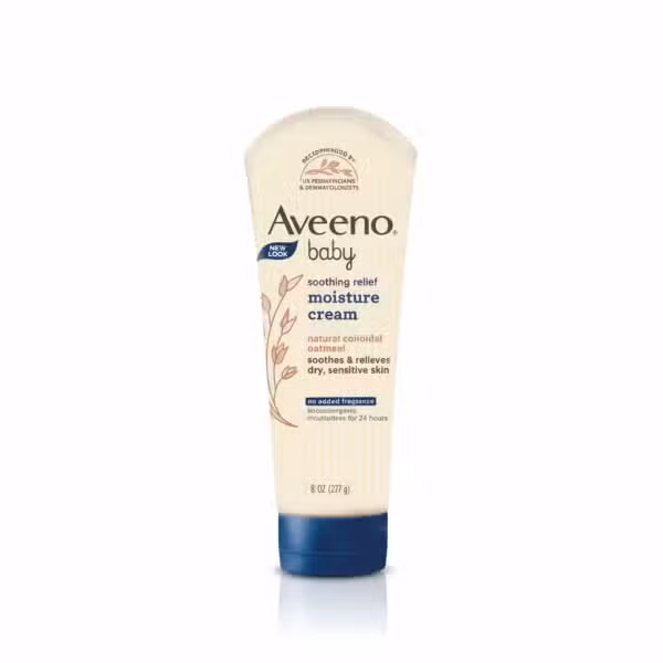 Aveeno Baby Soothing Relief Moisture Cream Natural Colloidal Oatmeal 8 OZ 227g