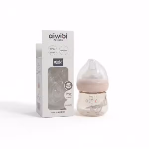 Aiwibi Newborn Baby Feeding Bottle PPSU 120ml BPA Free