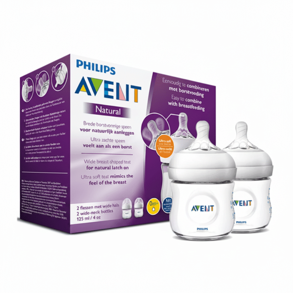 Philips Avent Natural 125ml Wide Neck Bottle Ultra Soft Teat