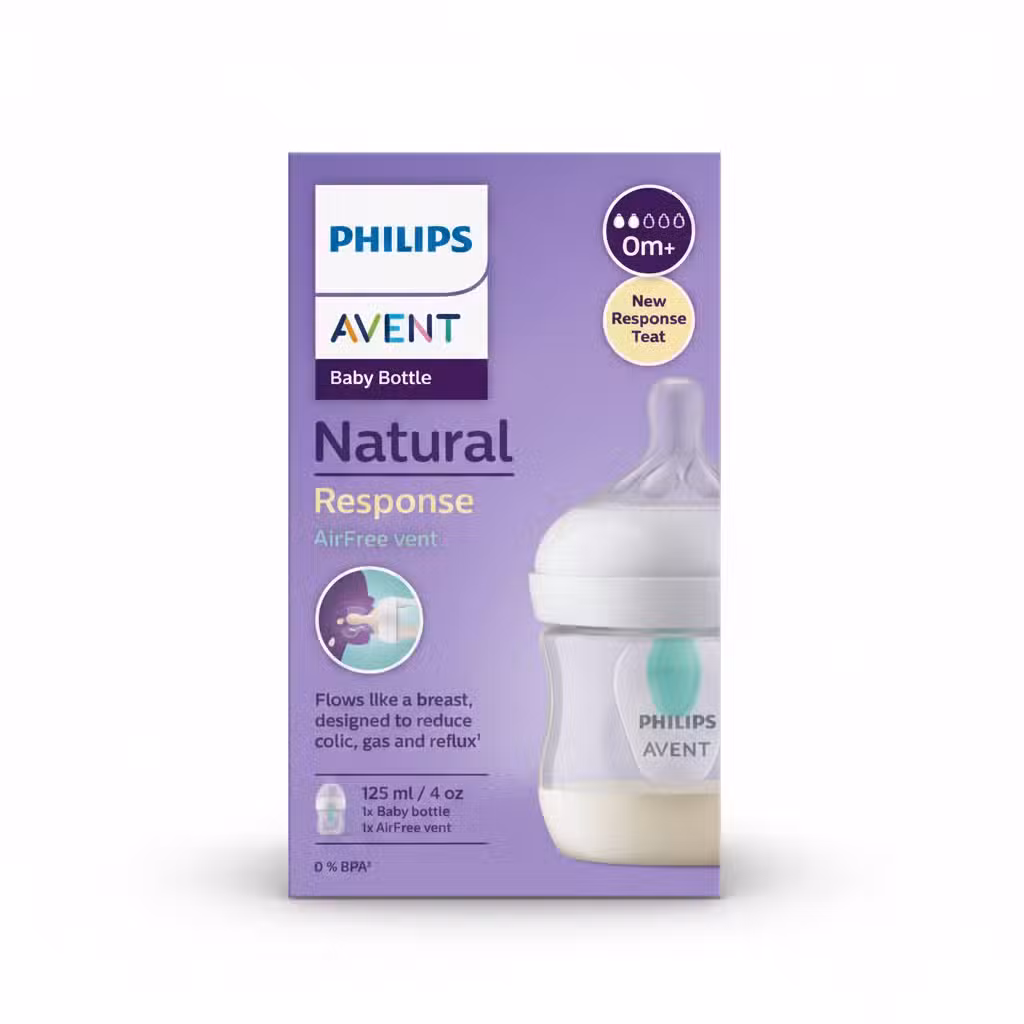 Philips Avent Natural Response Baby Bottle 125ml AirFree Vent