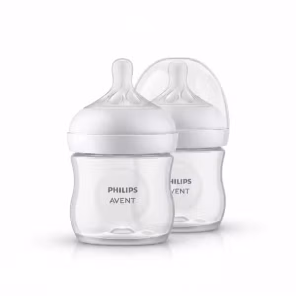 Philips Avent Natural Response Feeding Bottles 125ml 0m+ 2pcs Box