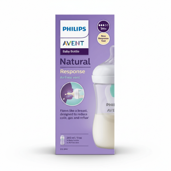 Philips Avent Natural Response Baby Bottle 260ml AirFree Vent