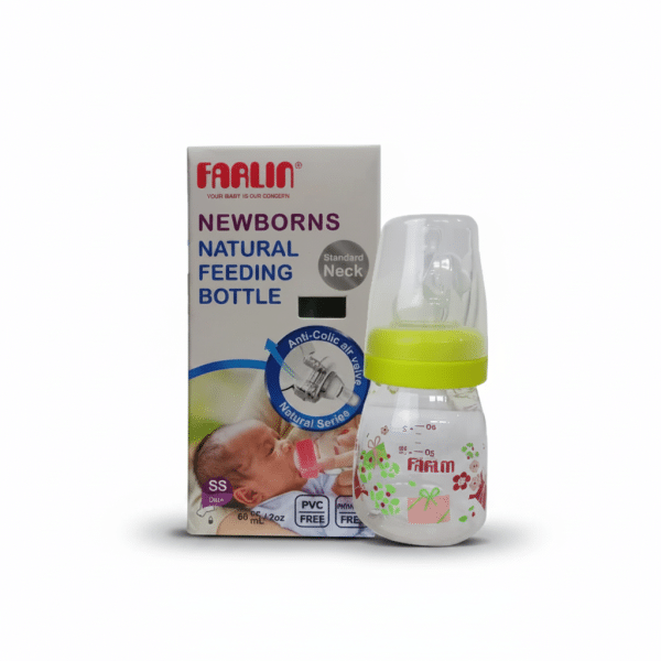 Farlin Newborns Natural Feeding Bottle Standard Neck Anti-Colic Air Valve 60ml