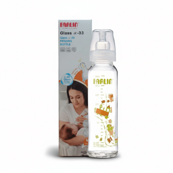 Farlin Glass Feeding Bottle 240ml BPA Free