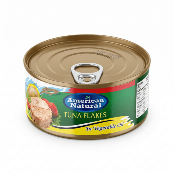 American Natural Tuna Flakes In Vegetable Oil 185g