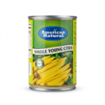American Natural Whole Young Corn in Brine 425gm Baby Corn