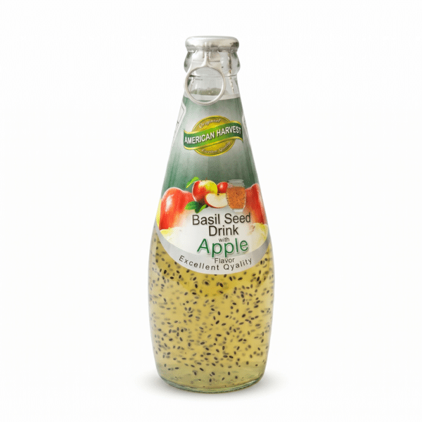 American Harvest Basil Seed Drink Apple Flavor 290ml
