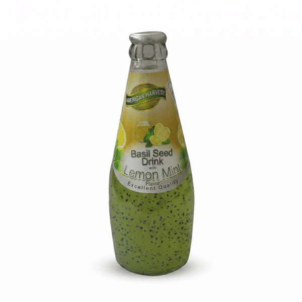 American Harvest Basil Seed Drink Lemon Mint Flavor 290ml