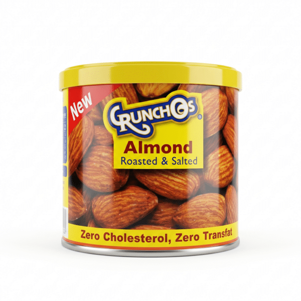 Crunchos Almond Roasted & Salted 100gm Zero Cholesterol Zero Transfat