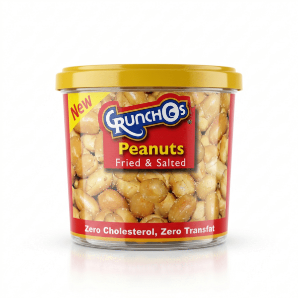 Crunchos Peanuts Fried & Salted 200gm Zero Cholesterol Zero Transfat