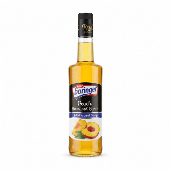 Kent Boringer Professional Peach Flavoured Syrup Peach Şeftali Aromalı Şurup
