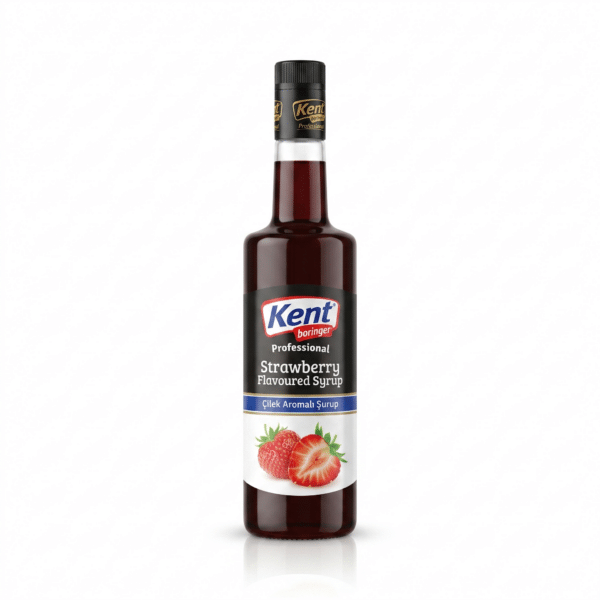 Kent Boringer Professional Strawberry Flavoured Syrup 1L