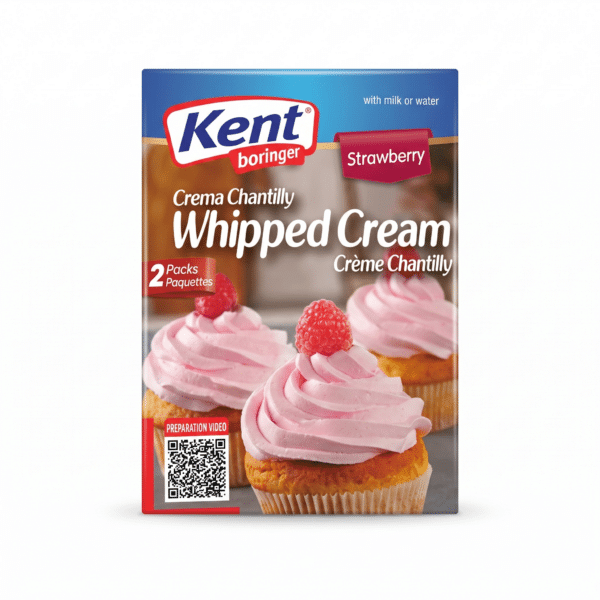 Kent Boringer Whipped Cream Strawberry 2 Packs 150gm