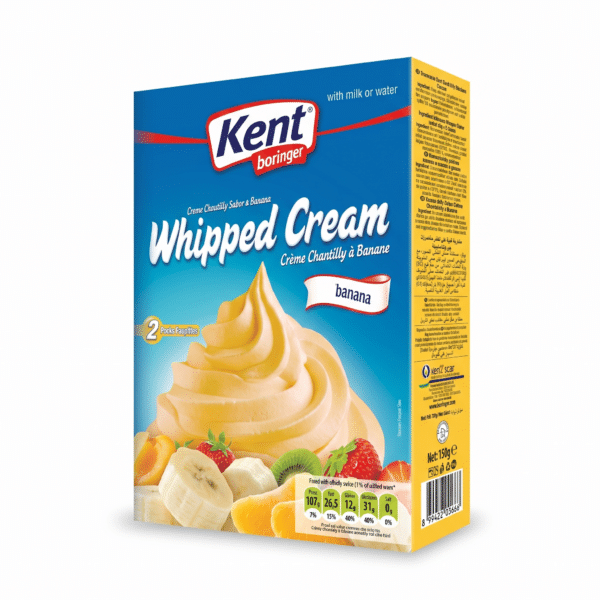 Kent Boringer Whipped Cream Banana 150gm