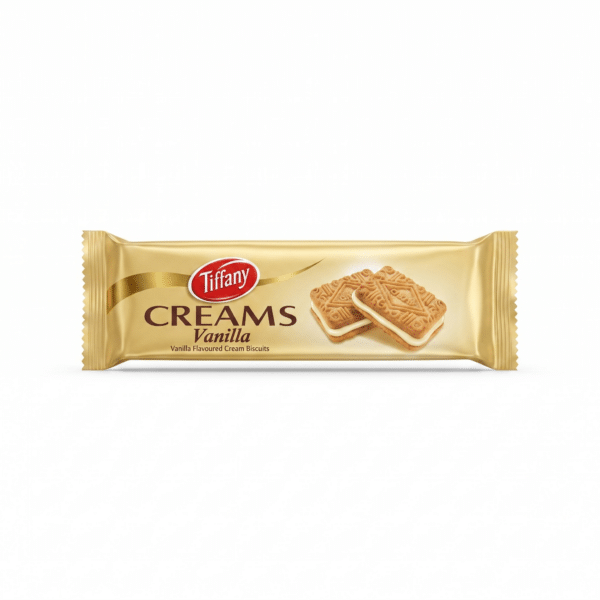 Tiffany Creams Vanilla Vanilla Flavoured Cream Biscuits 80gm