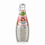 American Harvest Basil Seed Drink Lychee Flavor 290ml