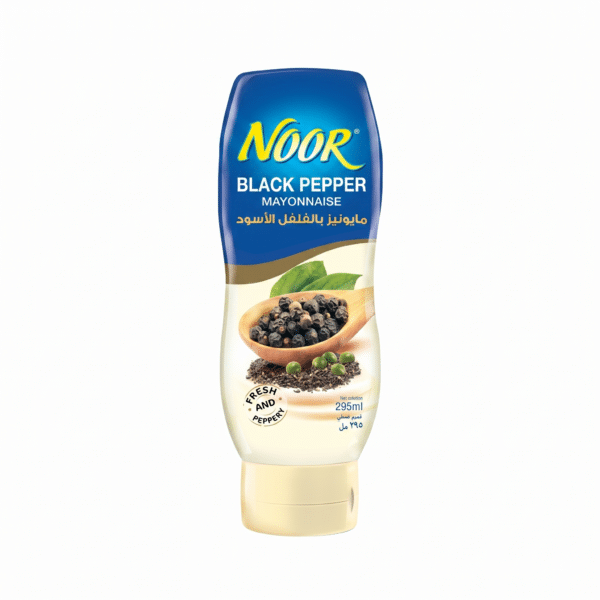 Noor Black Pepper Mayonnaise 295ml Fresh and Pepper