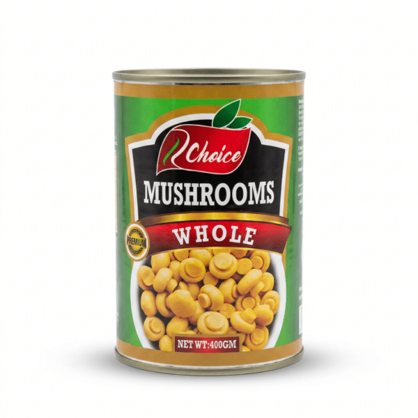 Choice Mushrooms Whole 400gm Premium