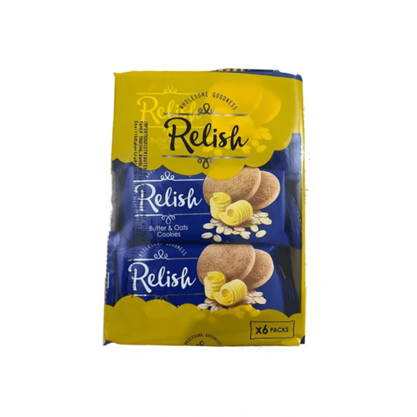 Relish Butter & Oats Cookies 6 Packs Wholesome Goodness