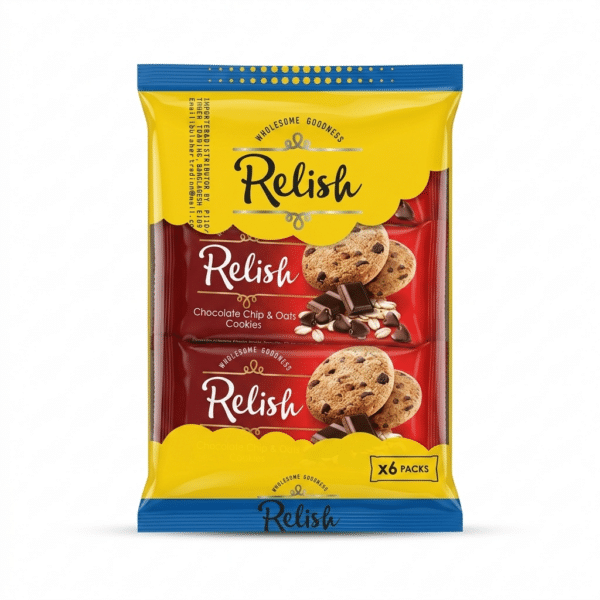 Relish Chocolate Chip Oats Cookies 6 Packs