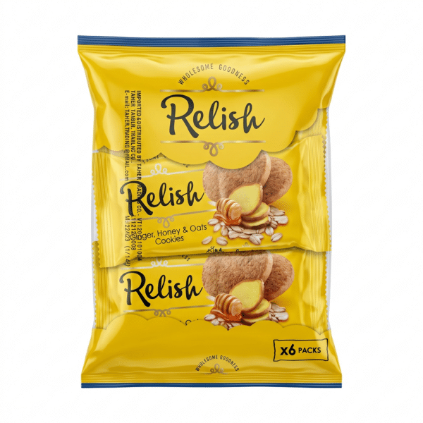 Relish Ginger Honey Oats Cookies 6 Packs