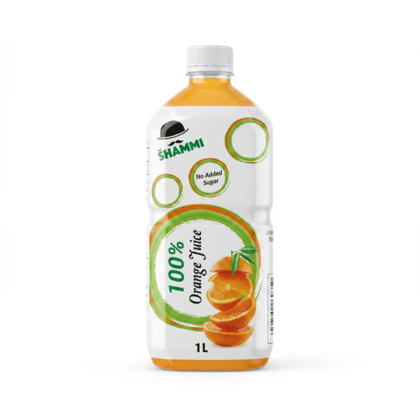 Shammi 100% Orange Juice 1L No Added Sugar