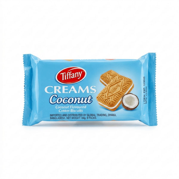 Tiffany Creams Coconut Coconut Flavoured Cream Biscuits 84g