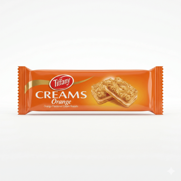 Tiffany Creams Orange Orange Flavoured Cream Biscuits 80gm