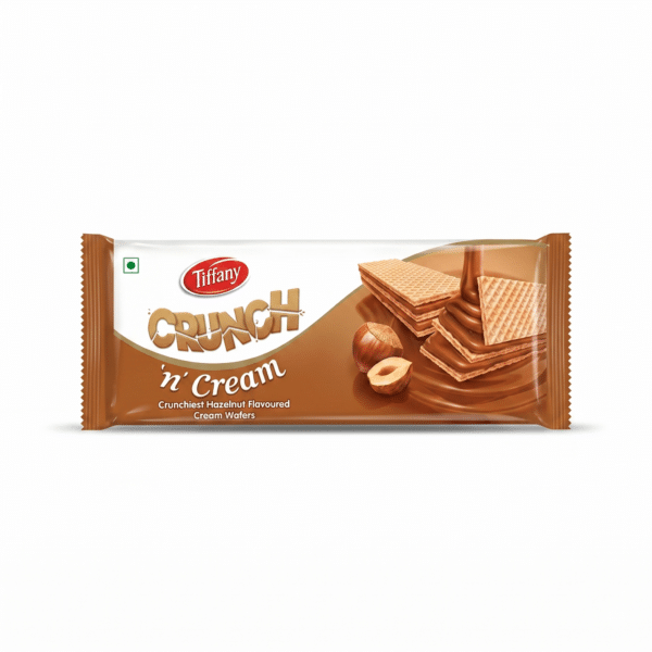 Tiffany Crunch n Cream Hazelnut Flavoured Cream Wafers 135gm