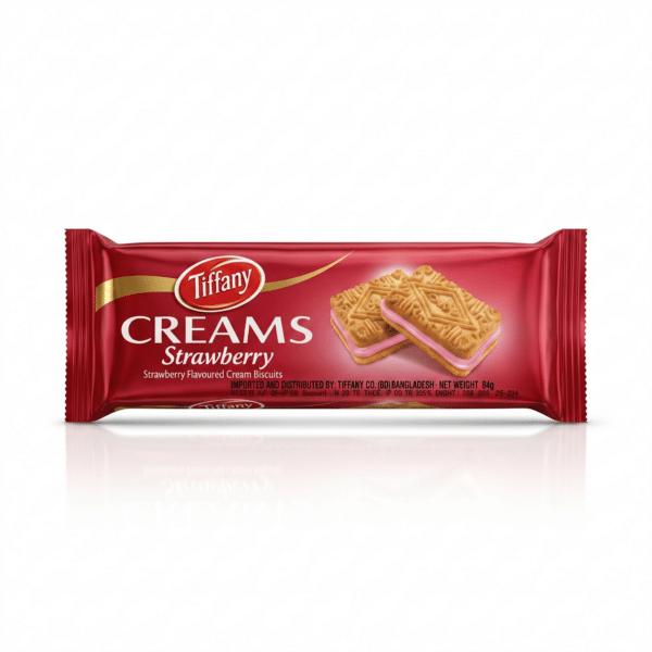 Tiffany Creams Strawberry Strawberry Flavoured Cream Biscuits 84g