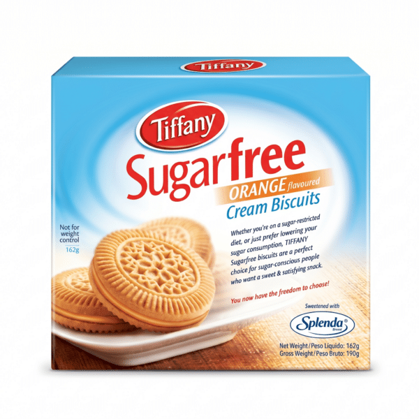 Tiffany Sugarfree Orange Cream Biscuits 162g